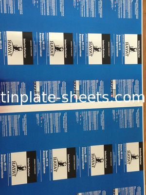 4-6 Kolorowo wydrukowane blachy papieru cytrynowego