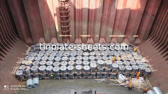 Płyty z tektury cynowej Wytwórca EN10202 Kamień Srebro Jasne wykończenie T3 T4 T5 DR8 tektura cynowa do puszek chemicznych