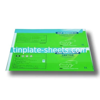 Wysokiej wytrzymałości T3 T4 Drukowane blachy stalowe 512mm-980mm Szerokość blachy drukowania do puszek spożywczych i puszek pakowych