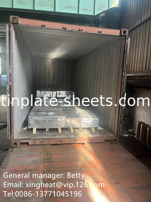 Brilliant Stone Silver Matt Surface Finish Tinplate Sheets dla puszek chemicznych i żywności