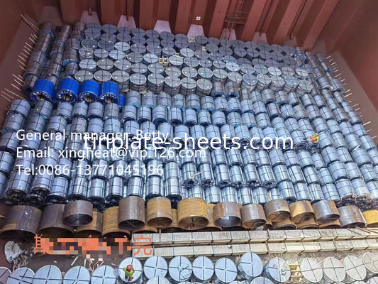 Płyty z cytryny do puszek chemicznych i spożywczych MR SPCC Materiał 0,15-0,49 mm Grubość 600 mm-986 mm Szerokość Jasne wykończenie