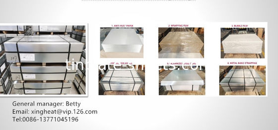 Brilliant/Stone/Silver/Mat Tinplate In Sheet Tin Plated Steel For Cannes Tinplate Mill Tinplate Coil Tinplate manufacturer