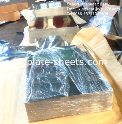 T2.5 T3 T4 T5 DR8 DR9 Elektrolityczna blacha 2,0/2,0 JIS G330