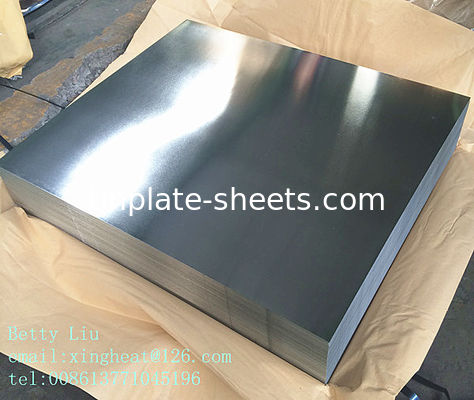 DIN GB JIS Standard TFS Sheet Electroplated Chromium Plate Stone Finished