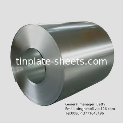 3-8 Tons Tin Free Steel Coil JIS G3303 Standard Stone Surface Finished 2.8/2.8