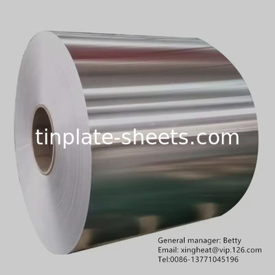 3-8 Tons Tin Free Steel Coil JIS G3303 Standard Stone Surface Finished 2.8/2.8