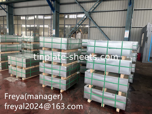Zastosowalne chemiczne blachy z puszki T2/T2.5/T3/T4 Temperatura 2,0/2.0