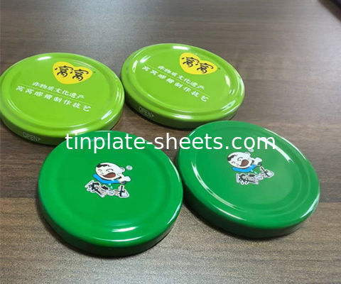Drukowany arkusz cynkowy do opakowań żywności i napojów MR/SPCC Materiał 0,15-0,49 mm Grubość 600-986 mm Szerokość