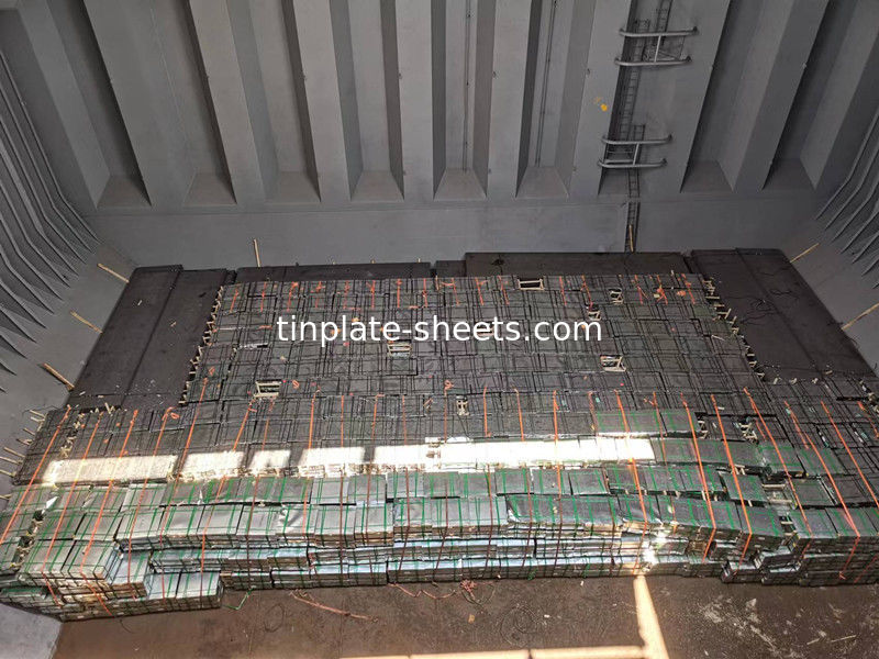 Płyty z cytryny do puszek opakowaniowych JIS G3303 Standardowy T3 T4 DR8 STONE FINISH Płyty z cytryny elektrolitycznej