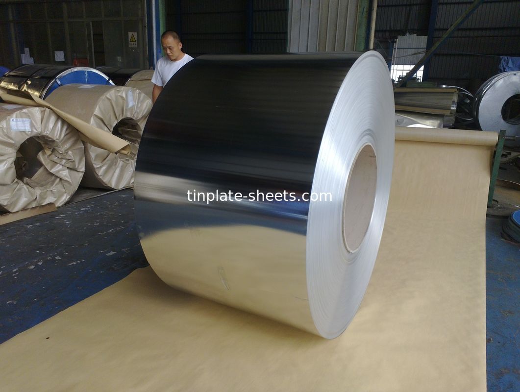 Płyty z cewki cynowej Mill Producent Stone Silver Bright Finish T3 T4 T5 T2.5 DR8 T2.5 Używane do puszek chemicznych