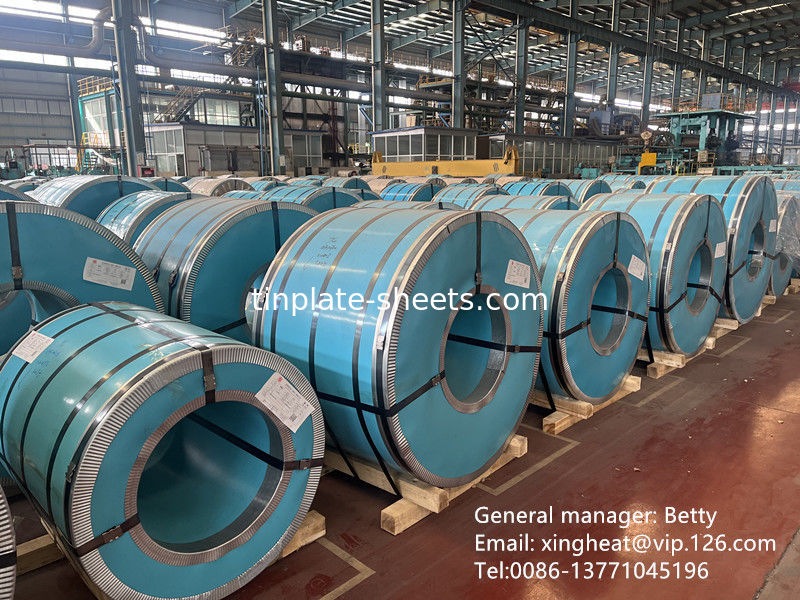 Płyty z cytryny do puszek chemicznych i spożywczych MR SPCC Materiał 0,15-0,49 mm Grubość 600 mm-986 mm Szerokość Jasne wykończenie