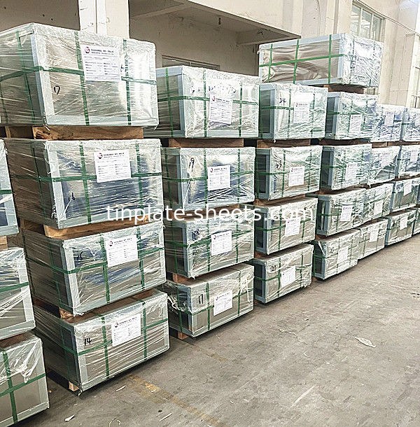 JIS G3303 i EN10202 Standardowe arkusze z cyny ASTM624 do puszek chemicznych i puszek spożywczych
