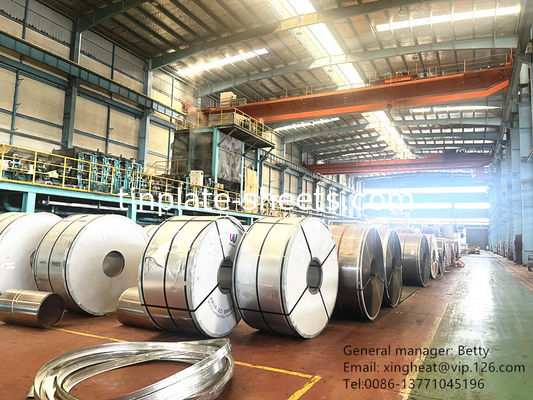Matt Finish Strip ze stali wolnej od cyny 60-140mg/m2 powłoka chromowa i 600mm-907mm szerokość